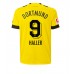 Billige Borussia Dortmund Sebastien Haller #9 Hjemmetrøye 2022-23 Kortermet